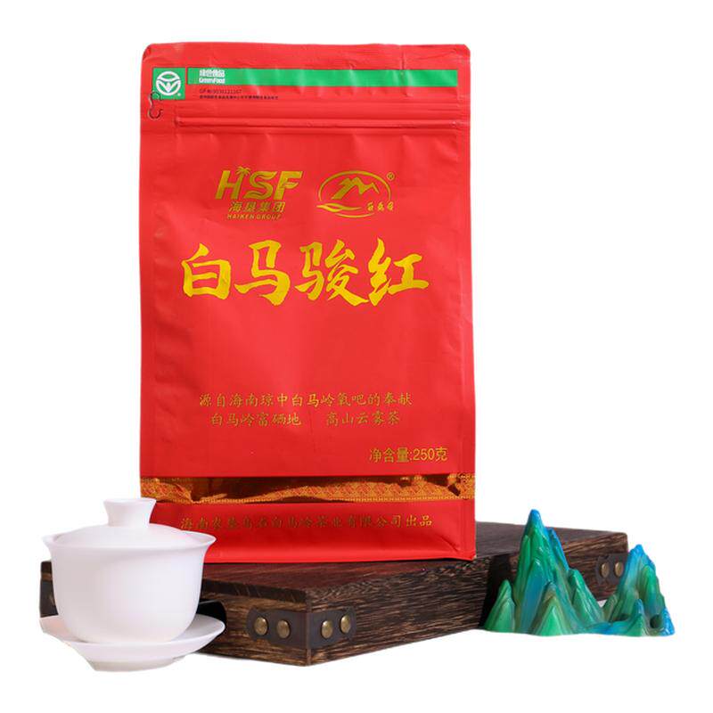 海南高山红茶白马岭富硒地250g