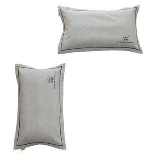 清货纯棉素色简约单只枕套 纯色60支加厚棉30*50乳胶枕枕套40*60