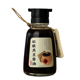 故园味酱油小瓶0防腐特级手工传统缸酿造570天黑豆头道非老抽生抽