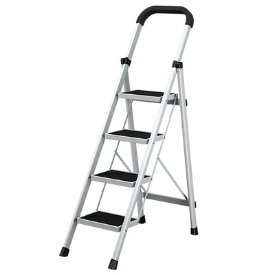 得力工具梯子家用折叠铝合金