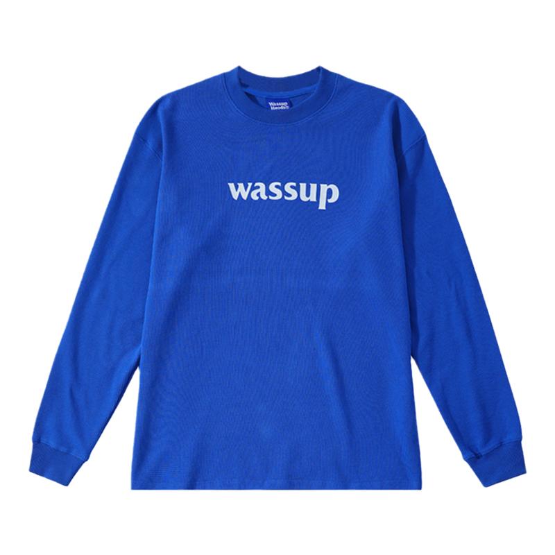 简约潮牌长袖WASSUPHEODS