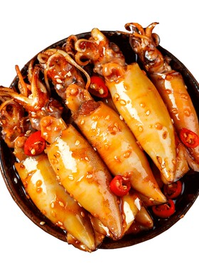 麻辣小海兔带籽即食鱿鱼仔