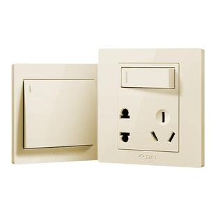 公牛G31开关插座86型墙面暗装单双开双控五孔多孔usb面板16A空调