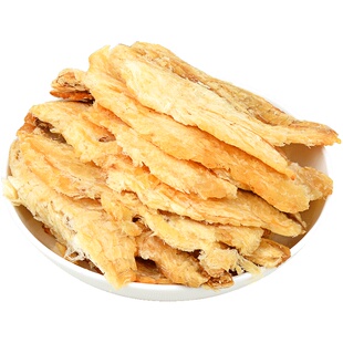 陆龙兄弟休闲海产零食3A烤鱼片250g 海鲜即食零食鱼干大片装