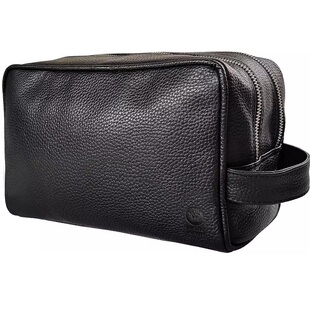 现货[db s]美国购买 Rustic Town 男款休闲旅行包手拿包水牛皮BE