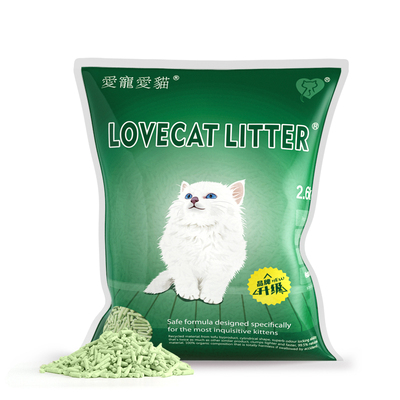 爱宠爱猫绿茶天然除臭无尘猫砂