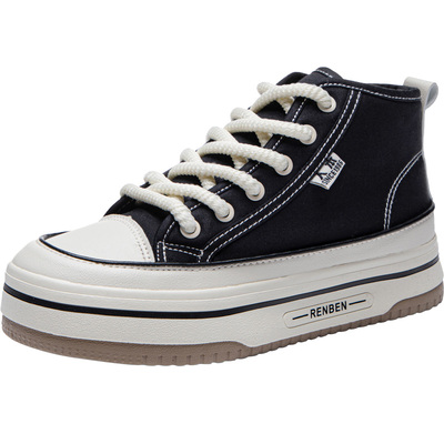 人本二棉鞋厚底保暖加绒休闲百搭