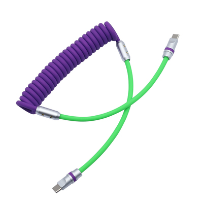 240w车载键盘伸缩弹簧硅胶数据线