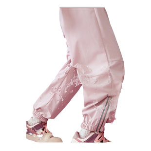 ask 男女童束脚工装裤2026春秋季新款童装长裤户外防水冲锋裤