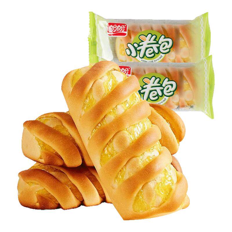 盼盼小卷包凤梨味早餐代餐面包解馋小零食品休闲小吃夜宵充饥