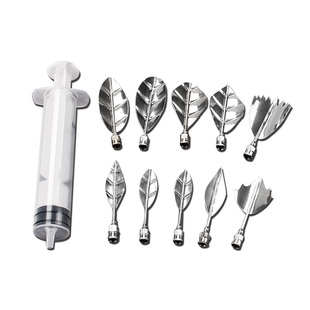 3D艺术果冻花裱花模具布丁蛋糕水信子裱花嘴针烘焙雕刻翻糖工具