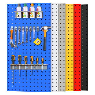 洞洞板方孔烘焙收纳挂架置物架挂钩汽车美容挂墙板五金工具挂板架
