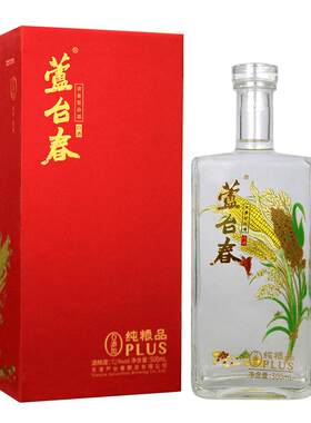 芦台春纯粮浓香白酒52度500ml