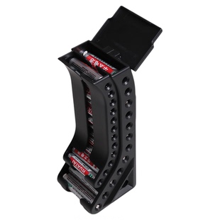 5号7号电池收纳盒支架免打孔墙面壁挂电池通用架创意桌面整理摆件大容量电池盒保护架多功能趣味造型取放方便