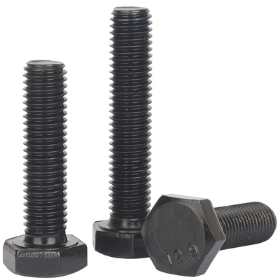 12.9级发黑全牙外六角螺丝螺栓