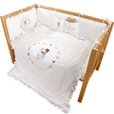 法式防撞床围纯棉面料