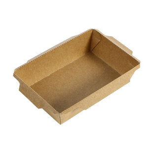 牛皮纸沙拉盒一次性餐盒牛排小吃便当外卖盒便当盒打包环保寿司盒