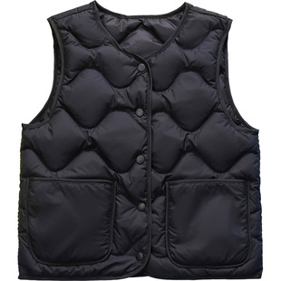 雅鹿儿童羽绒马甲内胆内穿女童男童宝宝外穿中大童背心轻薄羽绒服