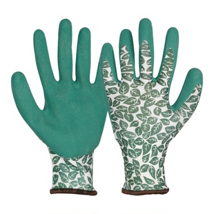 沃施WORTH园艺手套女士种花养花户外专用浸胶手套拔草神器挖土