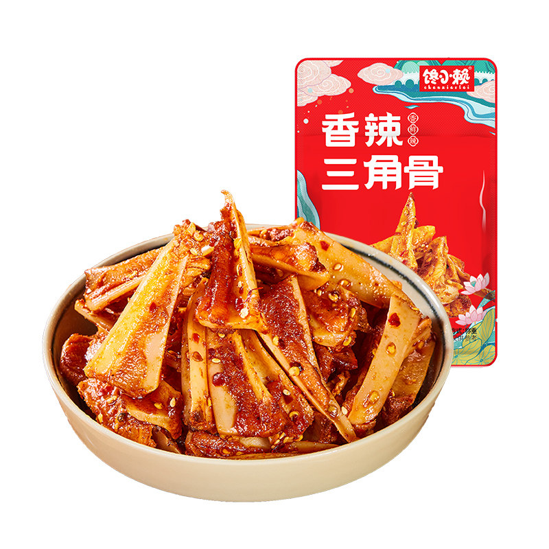 馋小赖三角骨鸡脆骨香辣解馋零食
