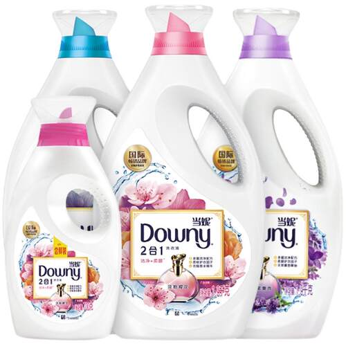 downy当妮洗衣液香水香味持久留香柔顺剂洁净除菌家用补充装组合