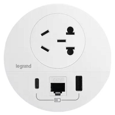 嵌入式插多功能座桌面插座罗格朗