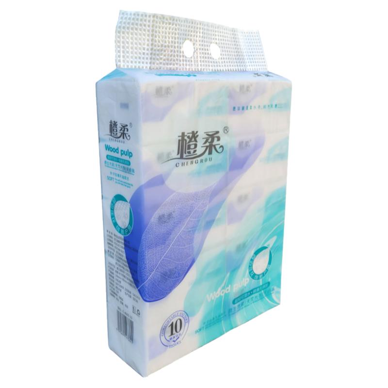 440张原木抽纸家用大包纸巾家庭