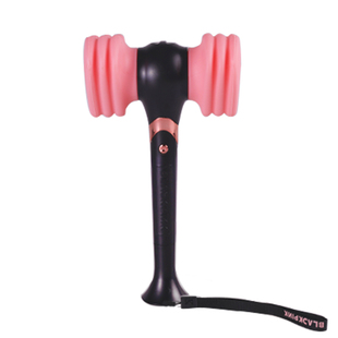 官方正品blckpink应援棒粉锤明星周边K4银标粉墨三下社应援锤声控