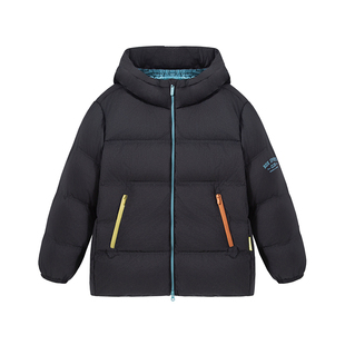 【90白鸭绒】半度闲男女童三防羽绒服冬装加厚连帽外套新款儿童装