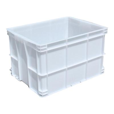 白色长方形加厚面条周转箱食品级