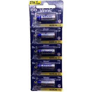 vinnic L828F 27A12v电动车库卷帘门防盗器门铃吊灯遥控器23A电池