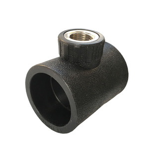 大号pe管内丝三通异径变径接头40/50/63/1寸/2寸内螺纹水管材配件