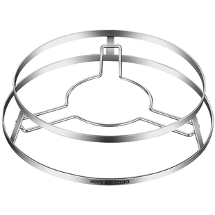 吉度加厚304不锈钢锅架厨房家用置物架蒸架子隔热锅垫架锅具收纳