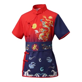 儿童武术表演服中国风六一中小学生运动会幼儿练功比赛功夫演出服