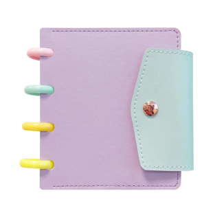 RINGNOTE迷你爱豆追星卡册3.5寸拍立得马卡龙色系收纳蘑菇孔相册