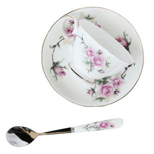 欧式咖啡杯套装下午茶杯碟勺陶瓷套具情侣对杯浓缩杯子英式红茶杯