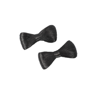 儿童汉服头饰古装一体式蝴蝶结发包女童古风假发盘发演出造型发髻