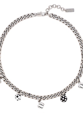 【特享甄选】MARC JACOBS/莫杰 ARTIST 金属骰子设计时尚项链首饰