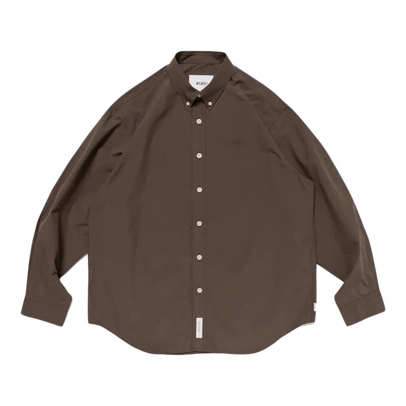 WTAPS BD 01 / LS / CTPL. OXFORD. COOLMAX® . RF 长袖衬衫25AW