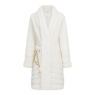 TU女装匈牙利可溯源5A级90白鹅绒翻领零压中长款云朵羽绒服