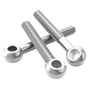 304不锈钢活节活接活结螺栓鱼眼吊环螺丝带孔螺杆m10m12m16m20m24
