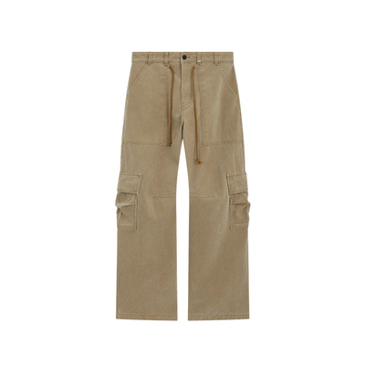 【免费改裤】WE11DONE26春季新品女士系带宽松休闲牛仔裤时尚潮流