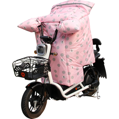 冬季电动自行双面防水挡风被