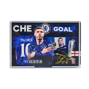 原创切尔西周边球员卡砖摆件恩佐帕尔默凯赛多周边足球球星砖