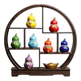 新中式陶瓷葫芦摆件客厅博古架电视柜子酒柜茶室玄关桌禅意装饰品