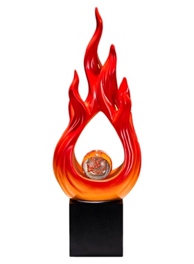 招财属火焰摆件酒柜电视柜玄关