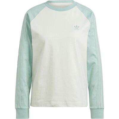Adidas/阿迪达斯官方正品LONGSLEEVE三叶草女子运动长袖T恤IN4136
