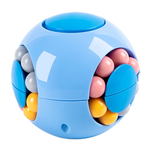 魔豆魔方球易拉罐旋转掌上手指尖陀螺滚珠6男生8儿童益智玩具10岁