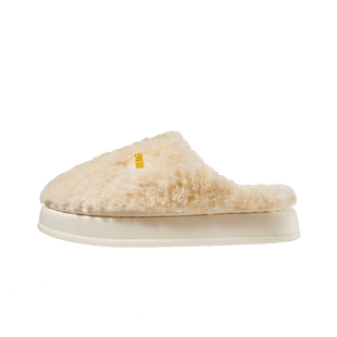 朴西小酥烙棉拖鞋女士冬季保暖毛绒拖鞋情侣款室内简约款家居拖鞋