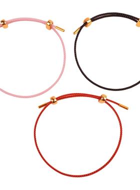 1.5mm粗钢丝绳手链可调节